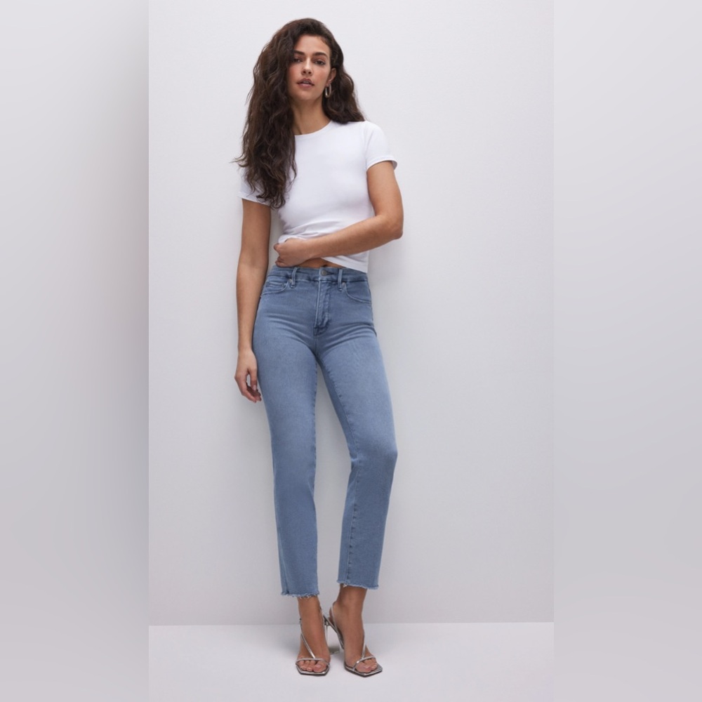 Good American Straight Leg
Blue 449 Size 6